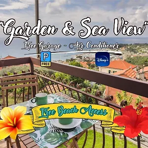 Garden & Sea View - Free Access And Garage - Wifi , Varazze Italia